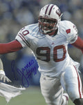 Autographed ERAMUS JAMES Wisconsin Badgers 8x10 Photo