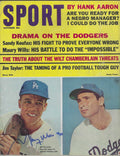 Autographed MAURY WILLS LOS ANGELES DODGERS Sport Magazine October 1965