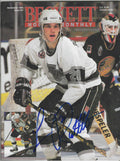 Autographed LUC ROBITAILLE Los Angeles Kings Beckett Monthly November 1993