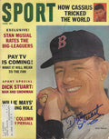 Autographed DICK STUART Boston Red Sox Sport Magazine June 1964