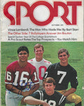 Autographed JIM PLUNKETT New England Patriots Sport Magazine October 1970