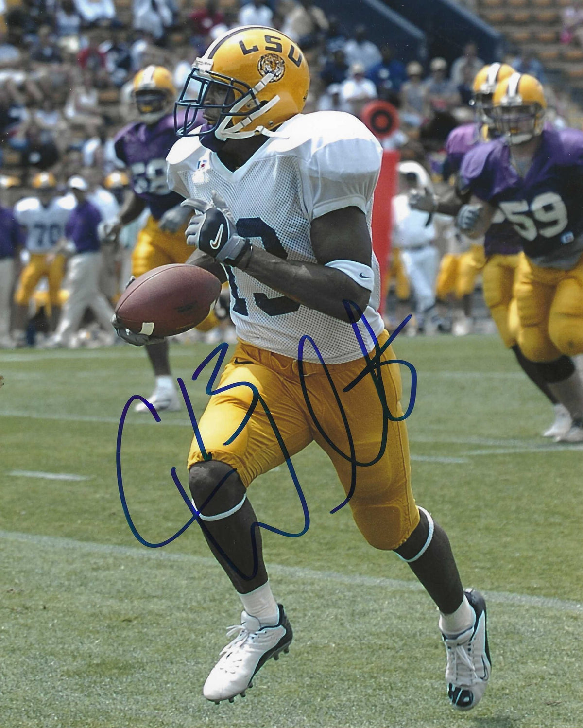 AUTOGRAPHED COREY WEBSTER 8x10 LSU Tigers Photo
