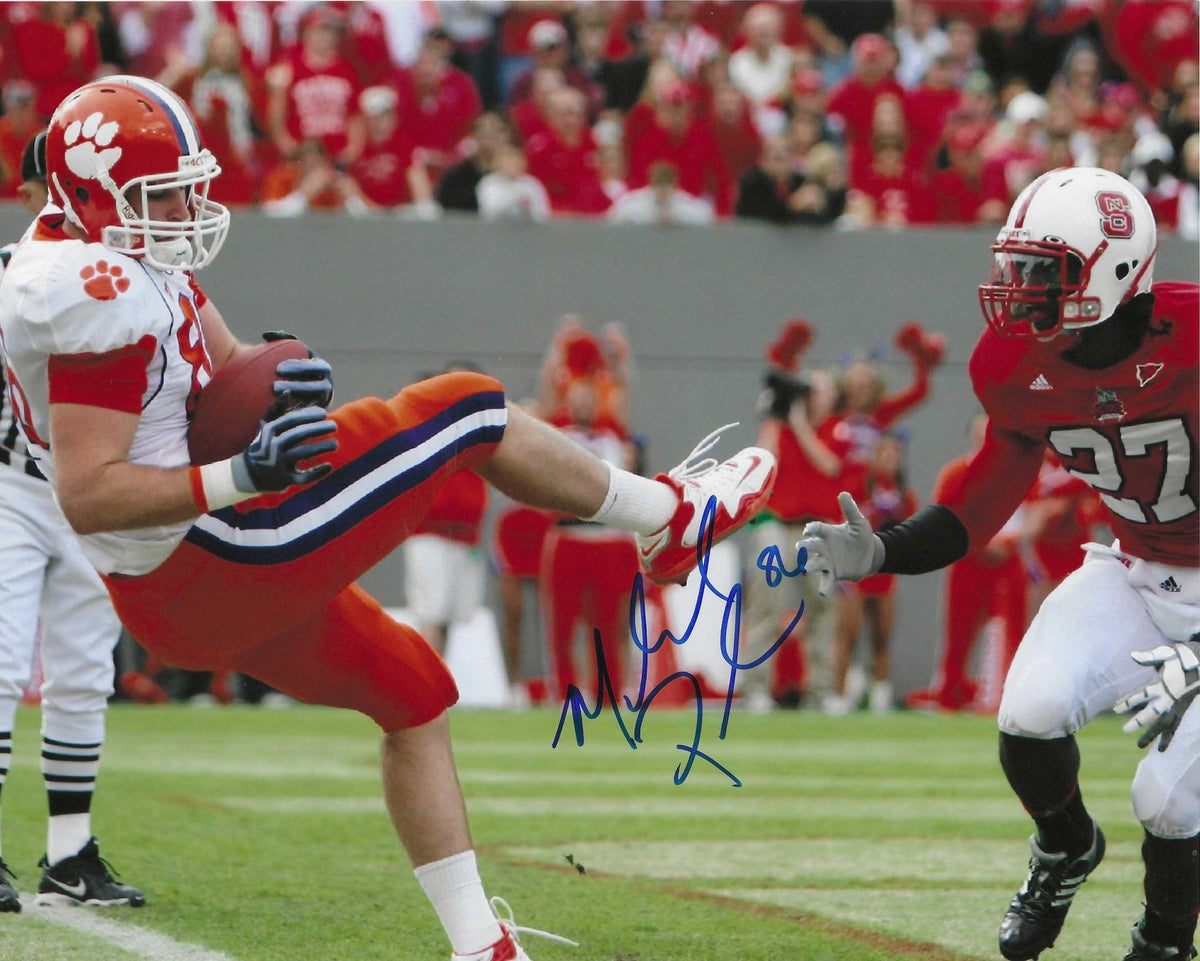 Autographed MICHAEL PALMER Clemson Tigers 8x10 Football photo