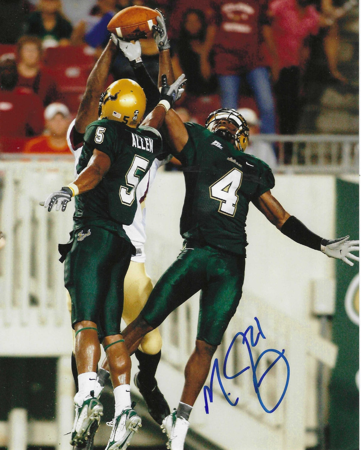 Autographed MIKE JENKINS 8X10 South Florida Bulls Photo