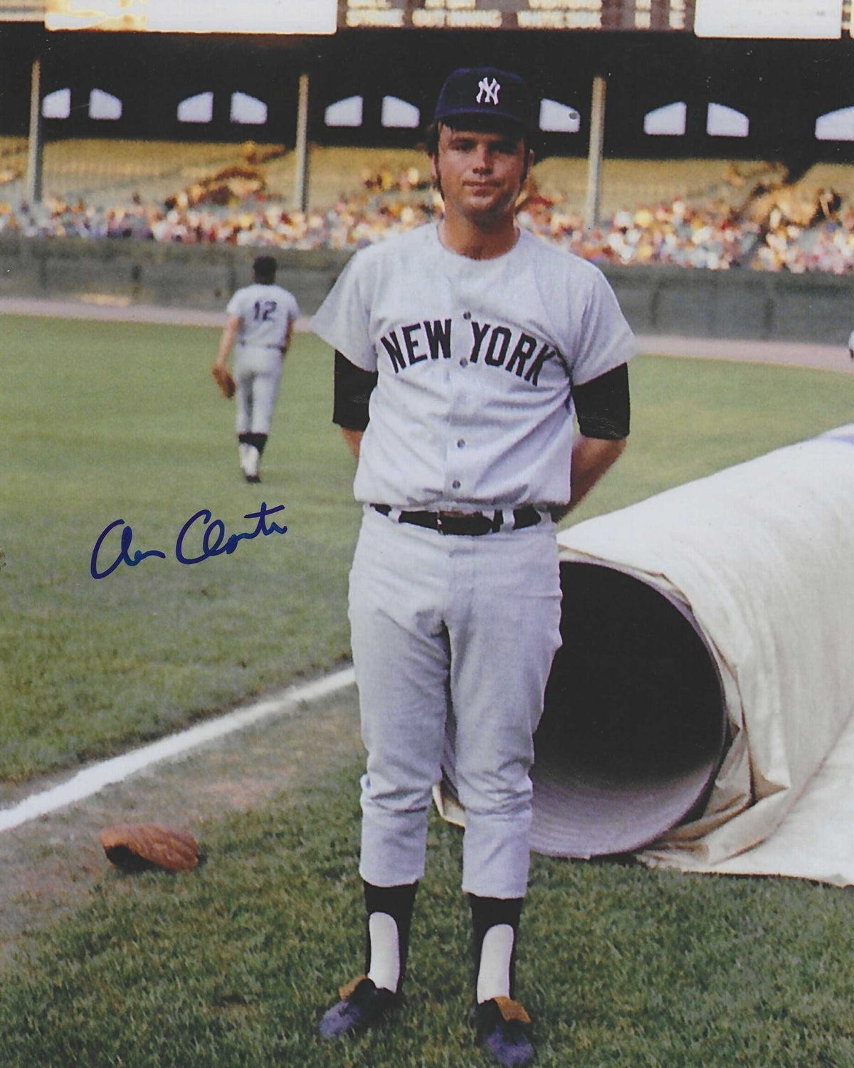 AUTOGRAPHED ALAN CLOSTER 8x10 photo  New York Yankees