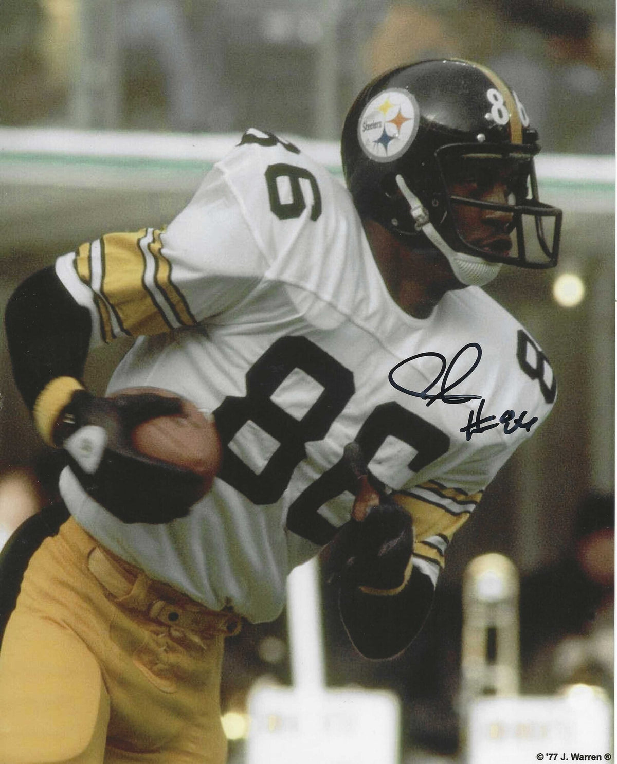Autographed JIM SMITH 8X10 Pittsburgh Steelers photo