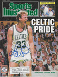 Autographed LARRY BIRD Boston Celtics Sports Illustrated 6/8/1987 COA