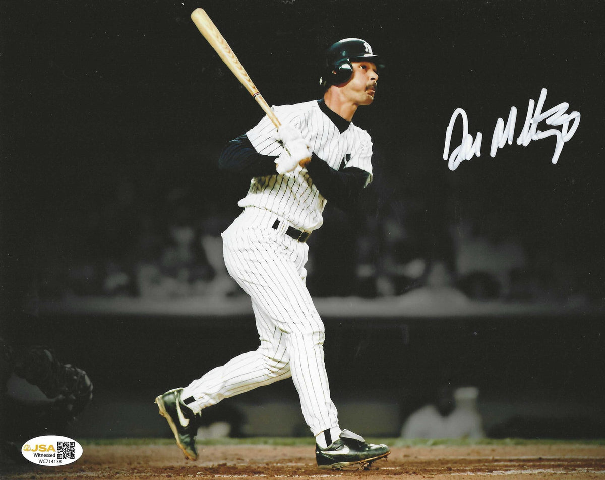 AUTOGRAPHED DON MATTINGLY 8X10 New York Yankees Photo JSA