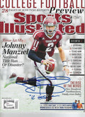 Autographed JOHNNY MANZIEL Texas A&M Aggies Sports Illustrated 8/19/2013 JSA