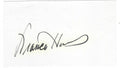 Autographed FRANCO HARRIS PITTSBURGH STEELERS 3x5 INDEX CARD