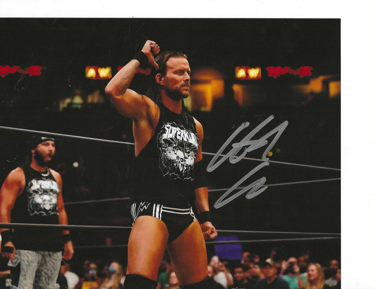 Autographed ADAM COLE WWE NXT AEW Wrestling 8x10 Photo