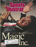Autographed Magic Johnson Los Angeles Lakers Sports Illustrated Magazine 12/3/1990 PSA