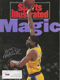 Autographed Magic Johnson Los Angeles Lakers Sports Illustrated Magazine 11/18/1991 PSA