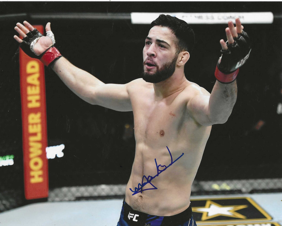 Autographed  NASSOURDINE IMAVOV WWE NXT AEW Wrestling 8x10 Photo