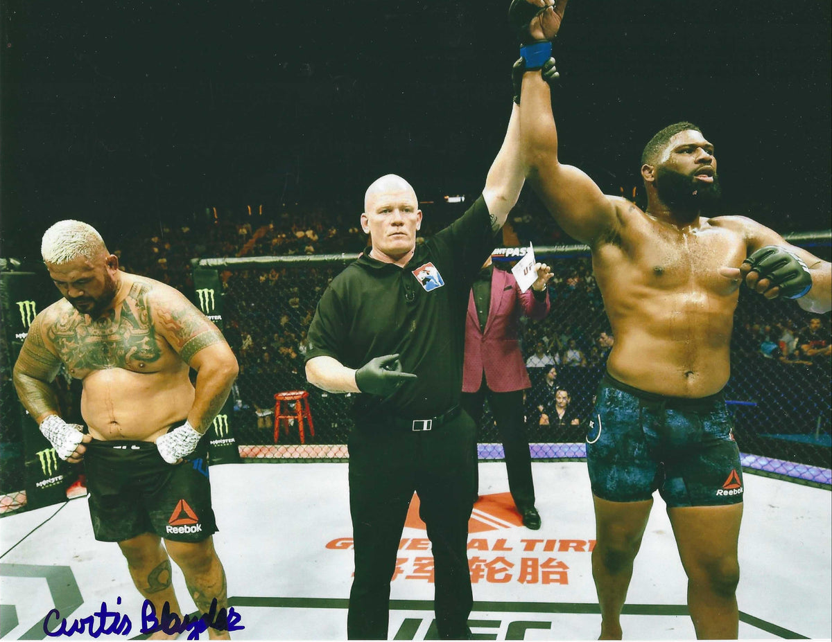Autographed CURTIS BLAYDES UFC MMA 8x10 Photo