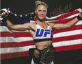 Autographed HOLLY HOLM UFC MMA TKO 8x10 Photo