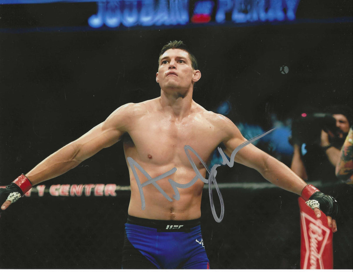 Autographed ALAN JOUBAN UFC MMA TKO 8x10 Photo