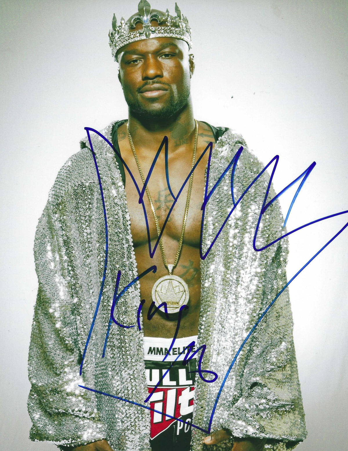 Autographed KING MO UFC MMA TKO 8x10 Photo