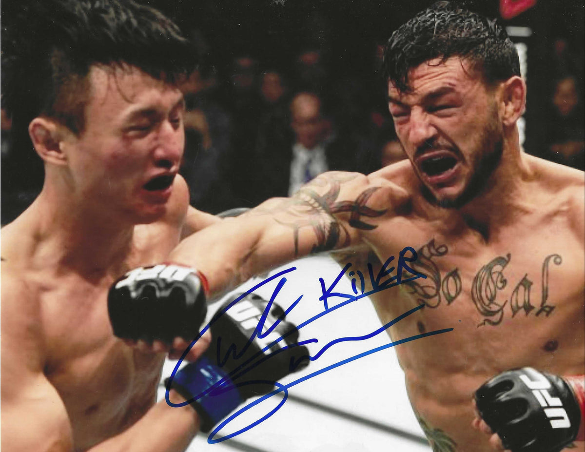 Autographed CUB SWANSON UFC MMA 8x10 photo with COA
