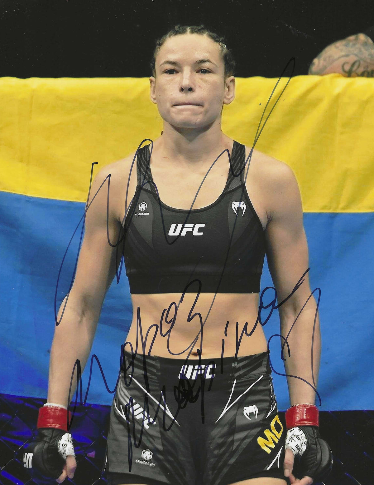 Autographed MARYNA MOROZ UFC MMA TKO 8x10 Photo