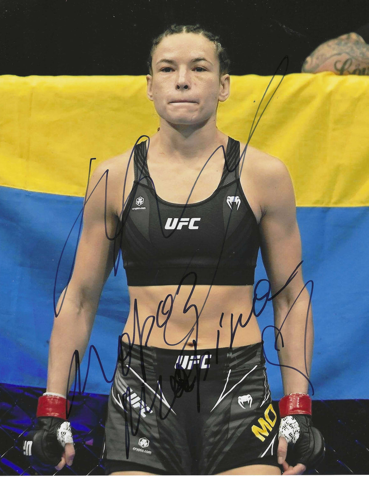 Autographed MARYNA MOROZ UFC MMA TKO 8x10 Photo