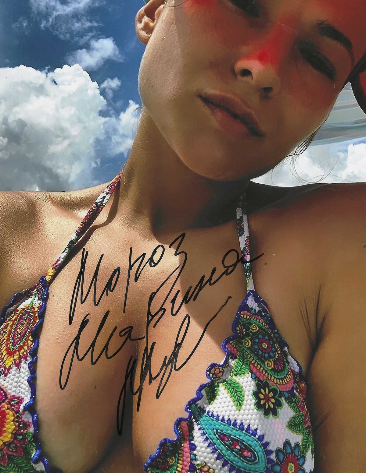 Autographed MARYNA MOROZ UFC MMA TKO 8x10 Photo