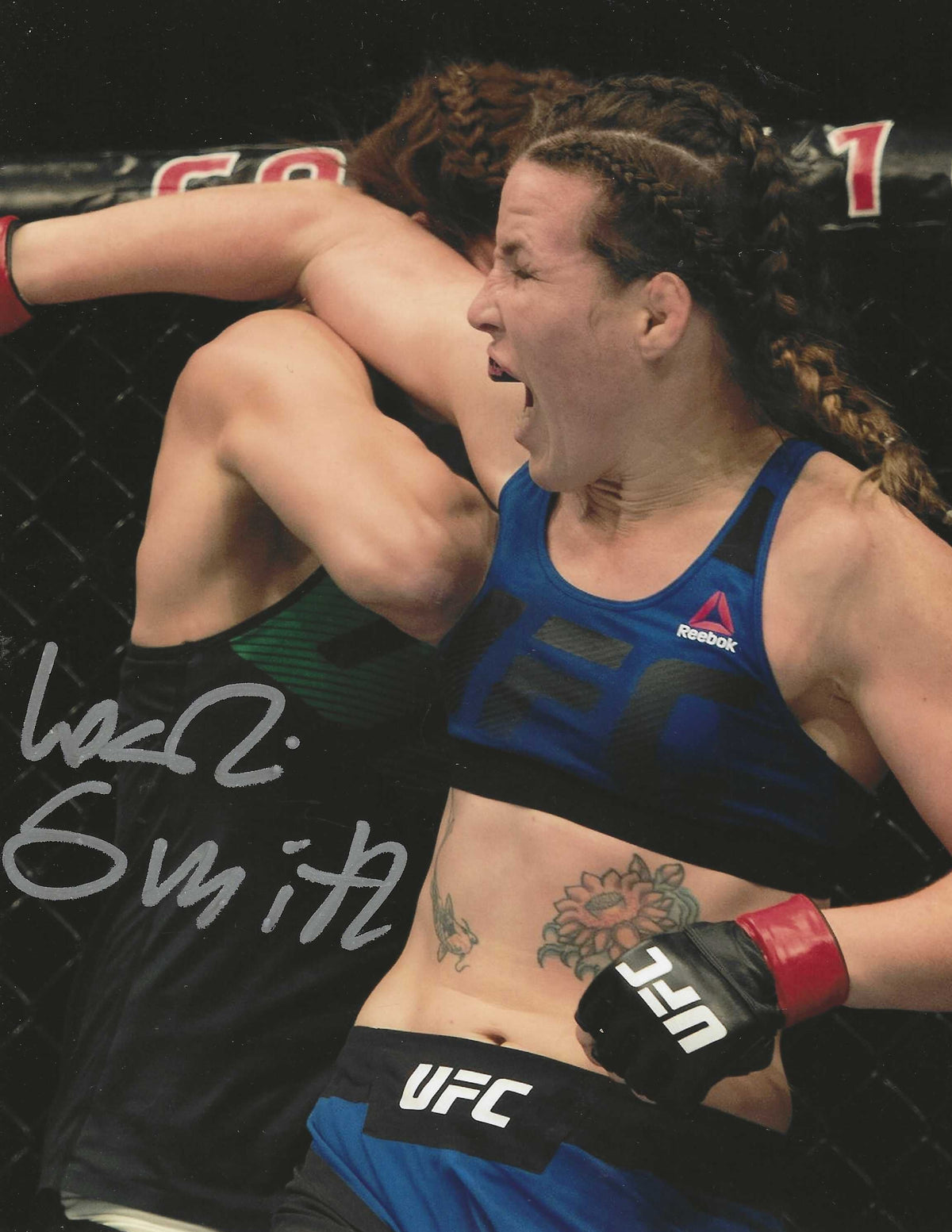 Autographed Leslie Smith UFC & MMA fighter 8x10 photo with COA