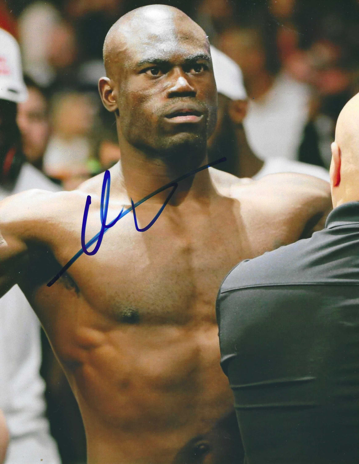 Autographed URIAH HALL UFC & MMA fighter 8x10 photo with COA