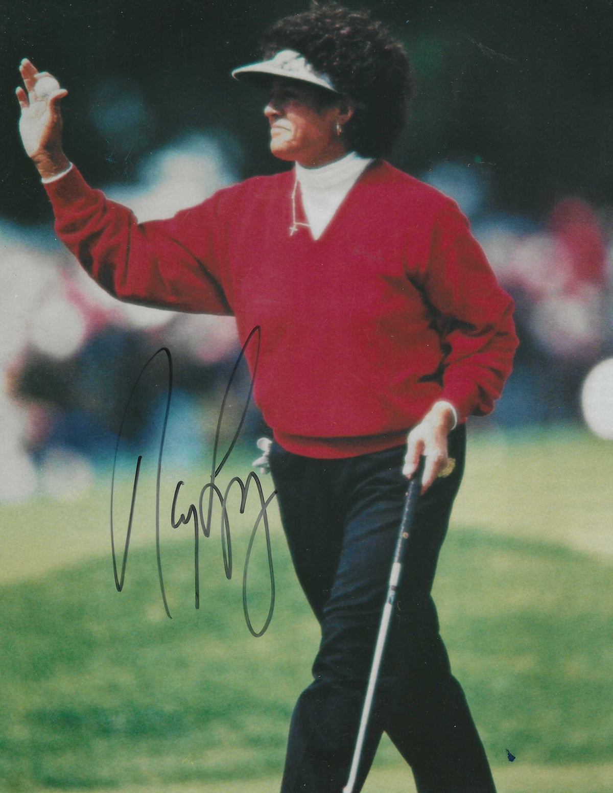 Autographed NANCY LOPEZ 8x10 LPGA Photo