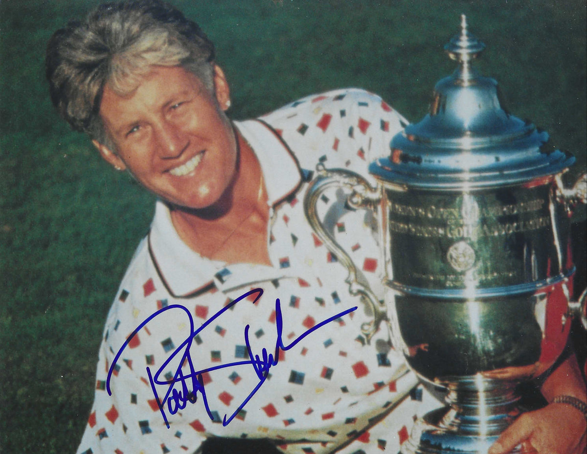 Autographed PATTY SHEEHAN 8x10 LPGA Photo
