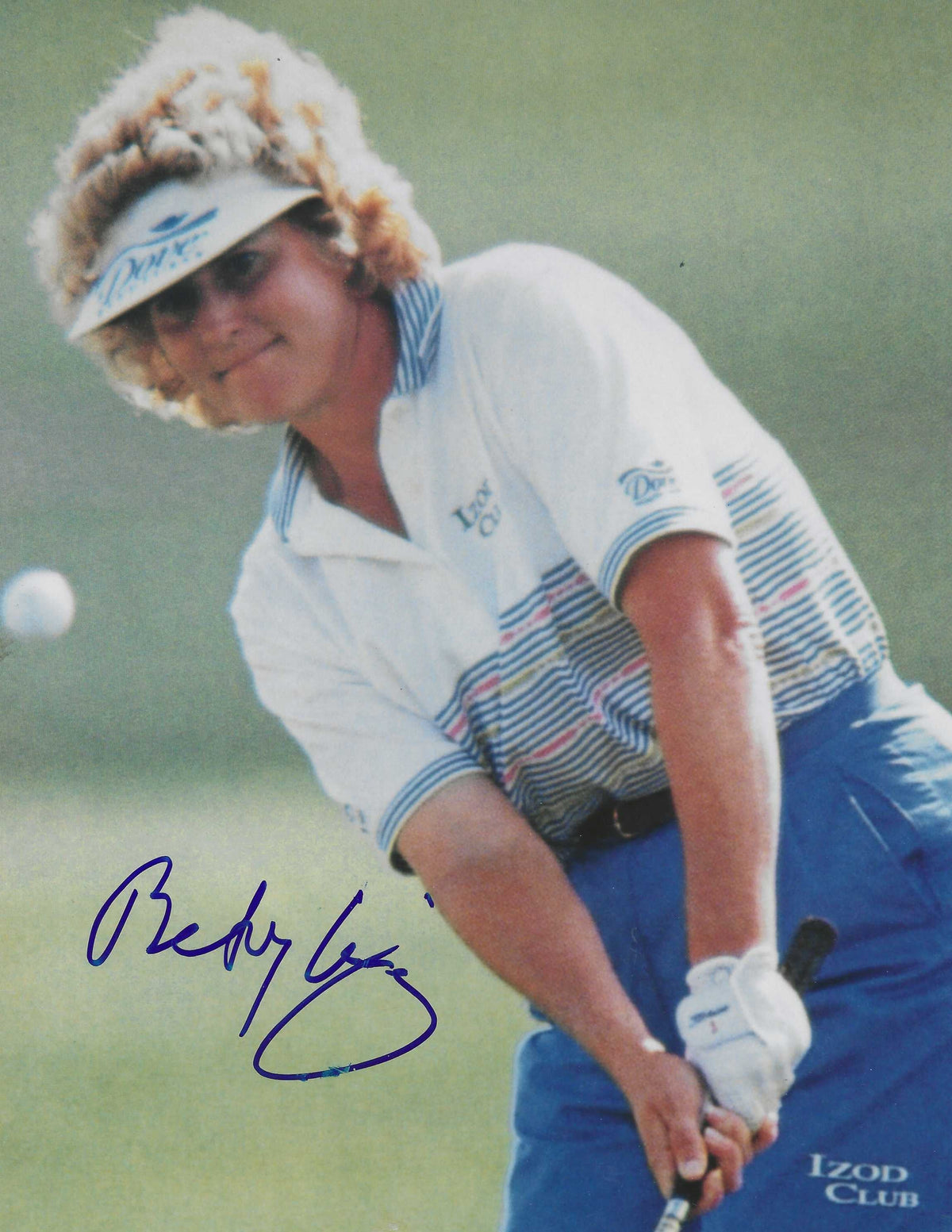 Autographed BETSY KING 8x10 LPGA Photo