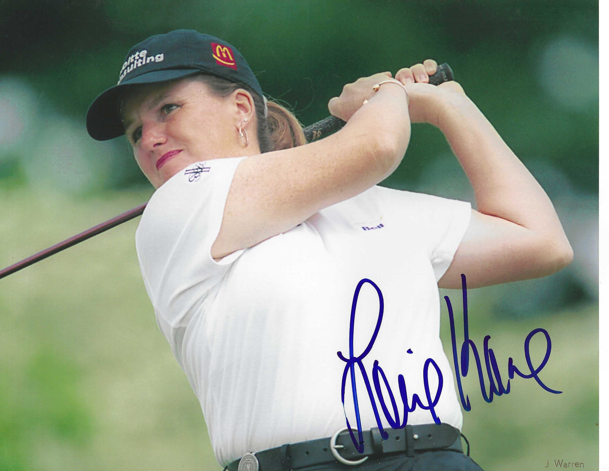Autographed LORIE KANE 8x10 LPGA Photo