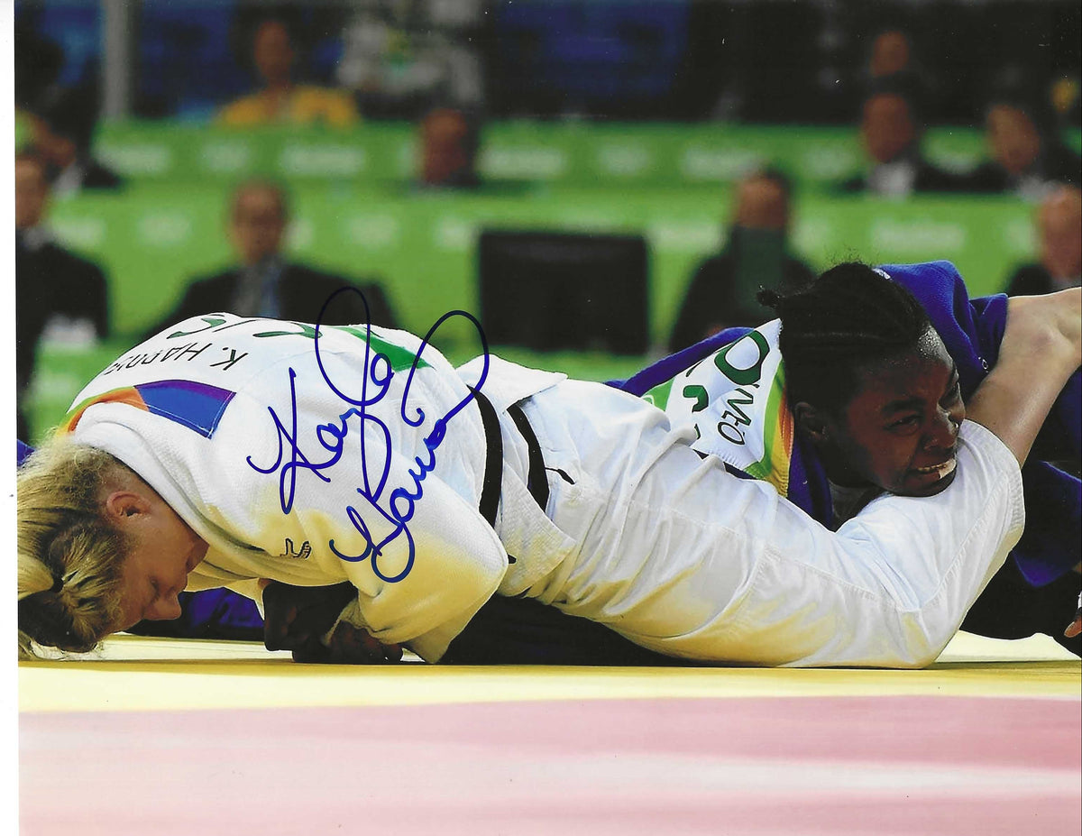 Autographed KAYLA HARRISON UFC & MMA fighter 8x10 photo with COA