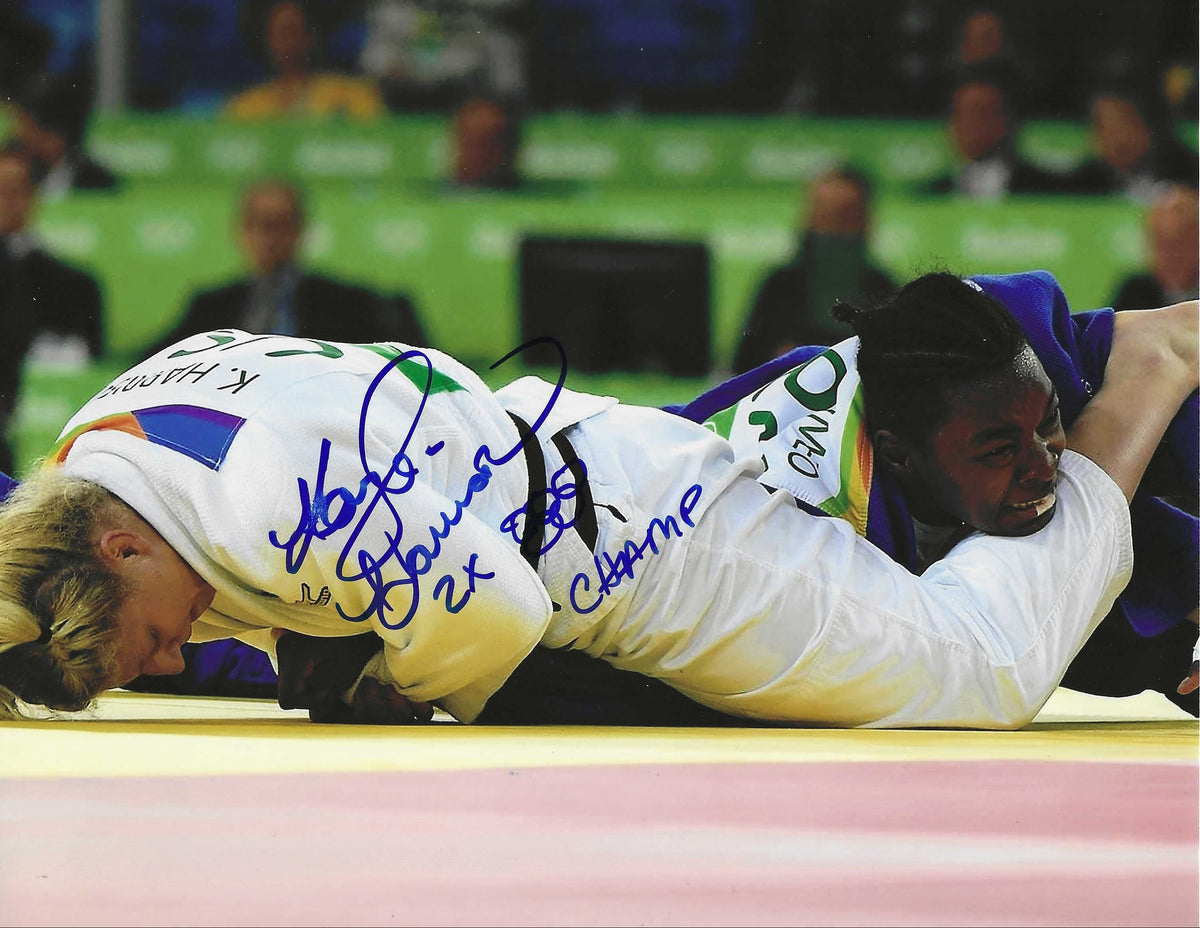 Autographed KAYLA HARRISON UFC & MMA fighter 8x10 photo with COA