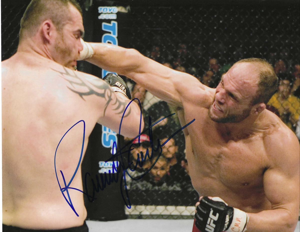 Autographed RANDY COUTURE UFC & MMA fighter 8x10 photo with COA