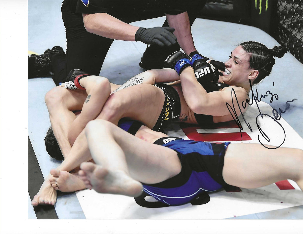 Autographed MACKENZIE DERN UFC & MMA fighter 8x10 photo with COA