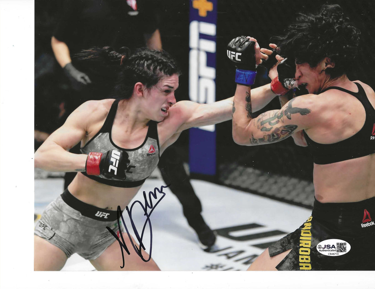 Autographed MACKENZIE DERN UFC & MMA fighter 8x10 photo JSA