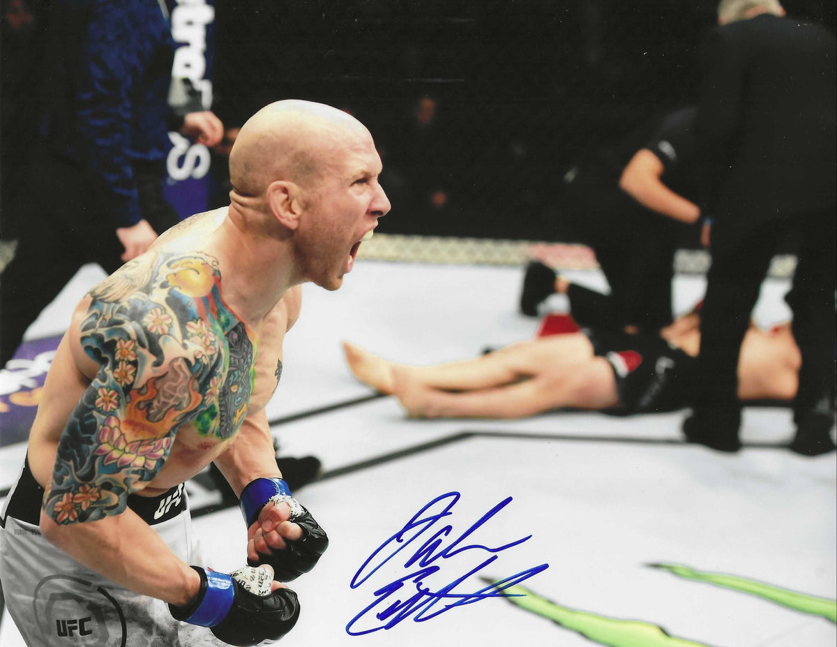 Autographed JOSH EMMETT UFC & MMA fighter 8x10 photo with COA