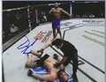 Autographed DERRICK LEWIS UFC & MMA fighter 8x10 photo with COA