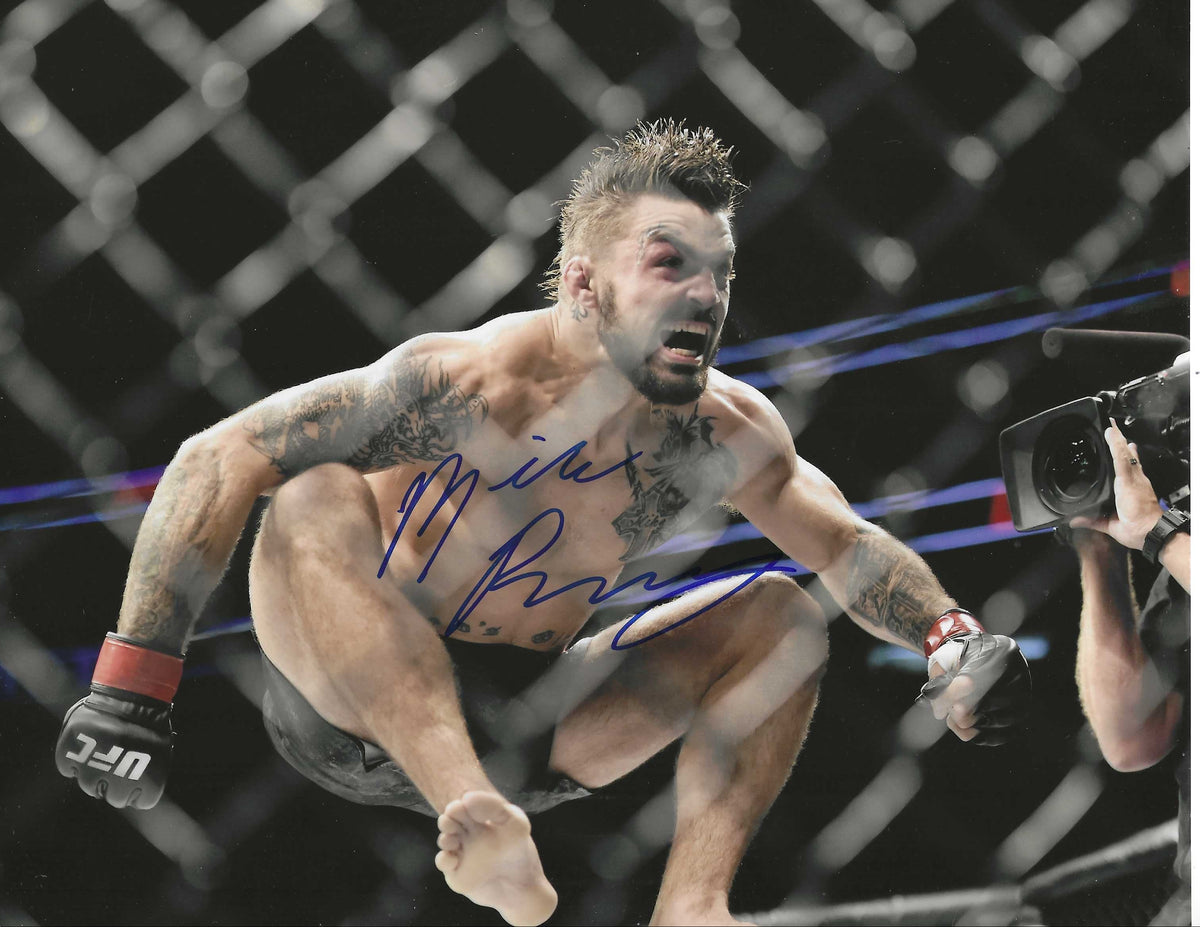 Autographed MIKE PERRY UFC & MMA fighter 8x10 photo with COA