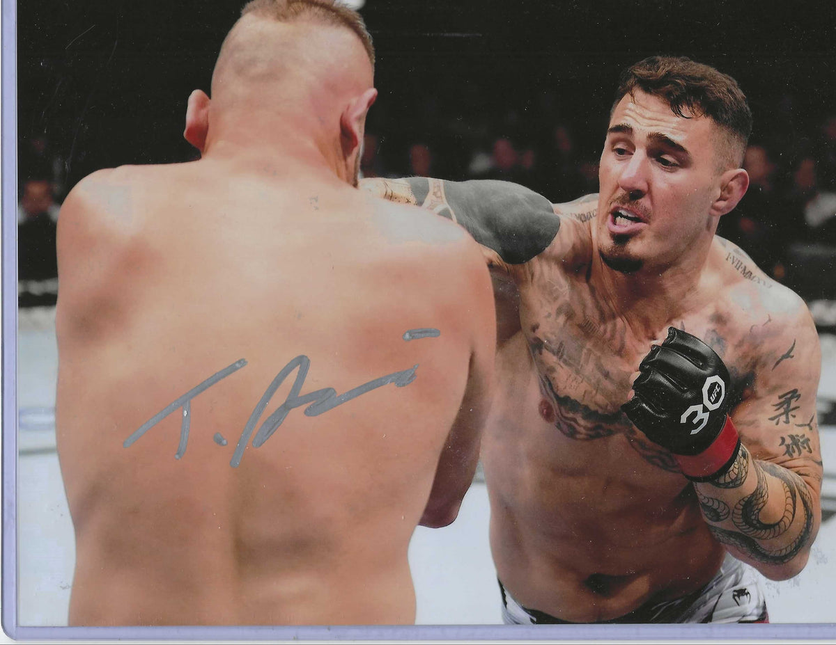 Autographed TOM ASPINALL UFC MMA 8x10 photo w/COA