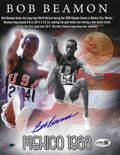 Autographed BOB BEAMON Olympics Track and Field 8x10 Photo w/ JSA COA