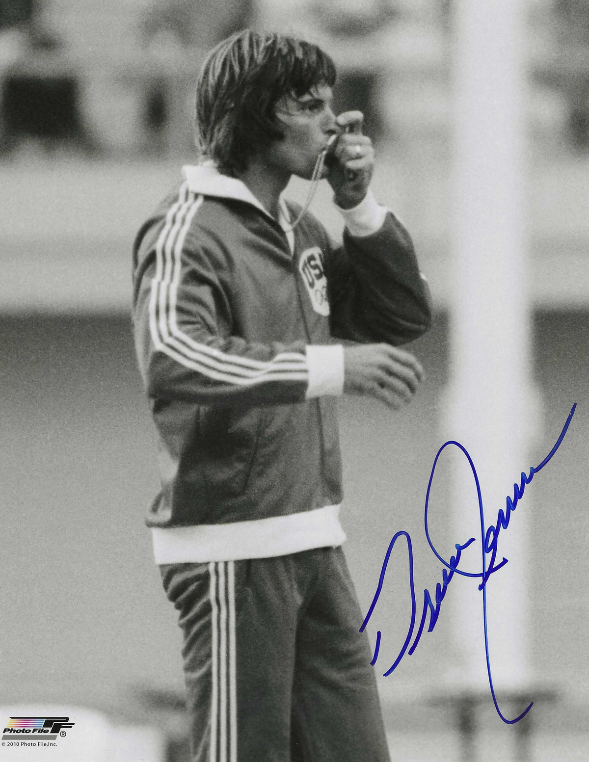 Autographed BRUCE JENNER Olympics Track and Field 8x10 Photo w/COA