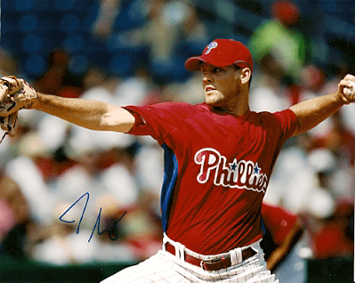 AUTOGRAPHED  photo JOE SAVERY Phillies