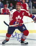 Autographed BRAD SCHLEGEL 8X10 Team Canada Photo