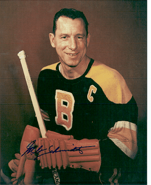 Autographed MILT SCHMIDT 11X14 Boston Bruins Photo