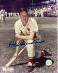 Autographed HOF'R RED SCHOENDIENST 8x10 St. Louis Cardinals- Photo