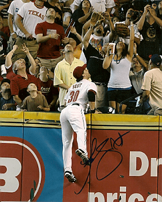 AUTOGRAPHED  photo LUKE SCOTT Houston Astros