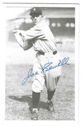 Autographed JOE SEWELL Cleveland Indians BXW Rowe Post Card