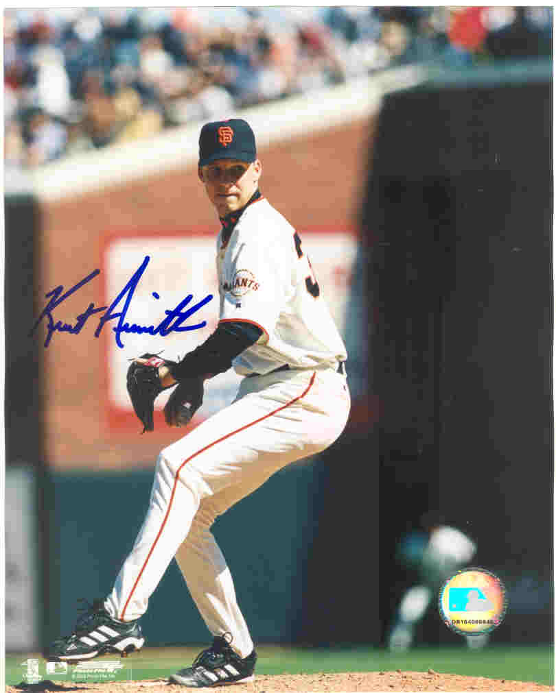 AUTOGRAPHED KURT AINSWORTH 8x10 San Francisco Giants